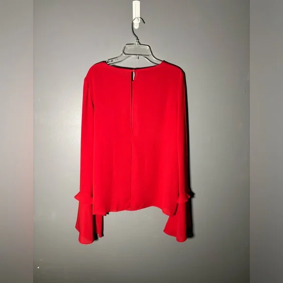 Rebecca Minkoff Shanaya Bell Sleeve Top Women’s Size Small - Picture 3 of 5